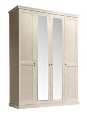 Шкаф 4-х дверный (2 зеркала) для платья и белья Венеция дуб седан (ВНШ1/4) в Карталах - kartaly.mebel-74.com | фото