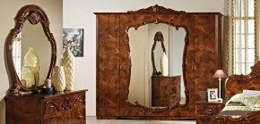 Шкаф 5-и дверный с зеркалами (20.145) Тициана (орех) в Карталах - kartaly.mebel-74.com | фото