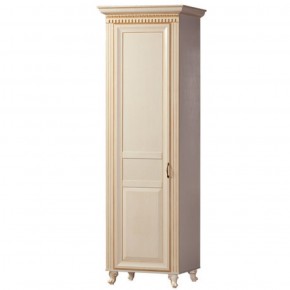 Шкаф для одежды 1-дверный №472 Марлен Кремовый белый в Карталах - kartaly.mebel-74.com | фото