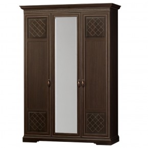 Шкаф для одежды 3-дверный №800 Парма Дуб нортон темный в Карталах - kartaly.mebel-74.com | фото