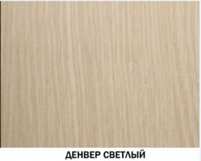 Шкаф для одежды №609 "Инна" Денвер светлый (*без полок) в Карталах - kartaly.mebel-74.com | фото