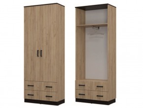 Шкаф «ЛОФТ» для одежды с 2-я ящиками в Карталах - kartaly.mebel-74.com | фото