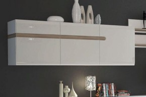 Шкаф навесной 3D/TYP 67, LINATE ,цвет белый/сонома трюфель в Карталах - kartaly.mebel-74.com | фото