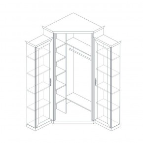 Шкаф угловой (корпус, малые бок.двери в комплекте) Венето в Карталах - kartaly.mebel-74.com | фото