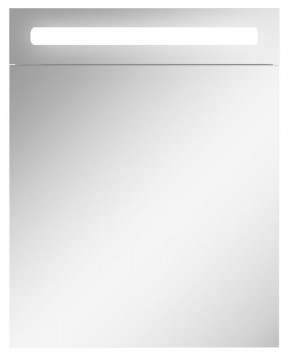 Шкаф-зеркало Аврора 55 левый с подсветкой LED Домино (DV8003HZ) в Карталах - kartaly.mebel-74.com | фото