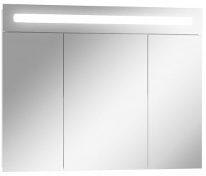 Шкаф-зеркало Аврора 90 с подсветкой LED Домино (DV8011HZ) в Карталах - kartaly.mebel-74.com | фото