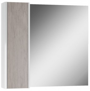 Шкаф-зеркало Uno 80 Дуб серый левый/правый Домино (DU1504HZ) в Карталах - kartaly.mebel-74.com | фото
