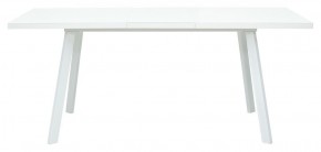 Стол ФИН 120 Белый, стекло/ Белый каркас М-City в Карталах - kartaly.mebel-74.com | фото