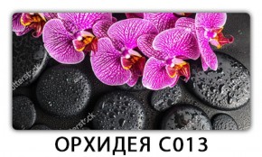 Стол раздвижной Трилогия с фотопечатью Орхидея C012 в Карталах - kartaly.mebel-74.com | фото