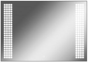Зеркало Cosmo 100 black с подсветкой Sansa (SC1047Z) в Карталах - kartaly.mebel-74.com | фото