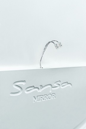 Зеркало Gia 75 white с подсветкой Sansa (SGa1044Z) в Карталах - kartaly.mebel-74.com | фото