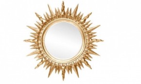 Зеркало круглое золото (1810(1) в Карталах - kartaly.mebel-74.com | фото