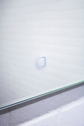 Зеркало Quadro 100 alum (линза) с подсветкой Sansa (SQL1030Z) в Карталах - kartaly.mebel-74.com | фото